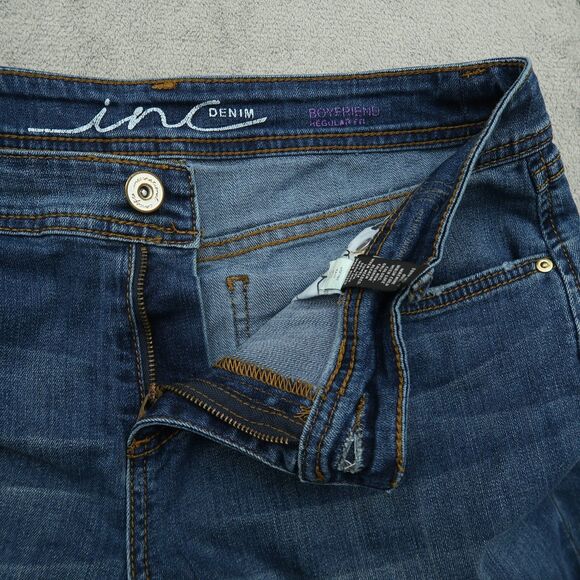 INC International Concepts Jeans Women's Size 8R Mid-Rise Boyfriend 31" Inseam - Picture 3 of 16
